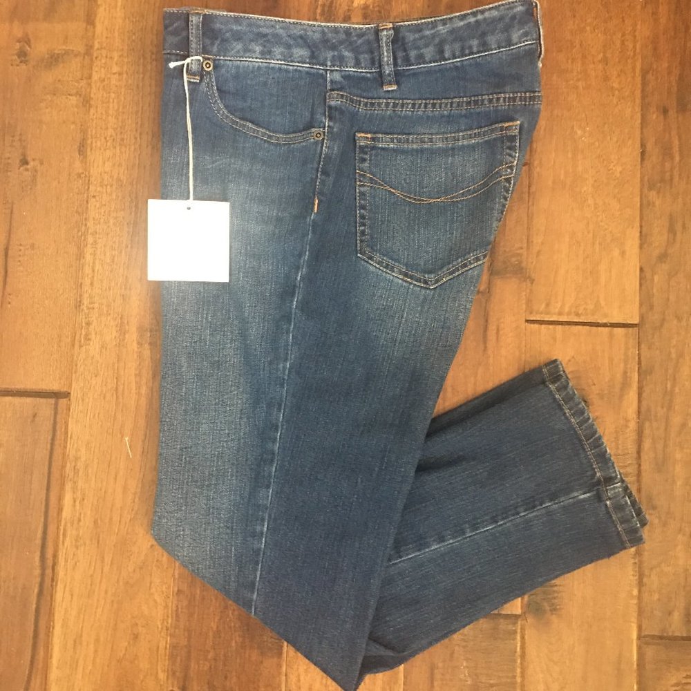 New! J. Jill Crop Blue Jeans